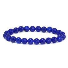 Load image into Gallery viewer, Naturlig Lapis Lazuli Stone Beaded armbånd