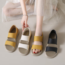 Load image into Gallery viewer, Thick Sole Women&#39;s Stylish Leather Sandals