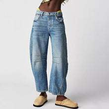 Load image into Gallery viewer, Mid-Rise Barrel Jeans
