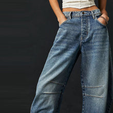 Load image into Gallery viewer, Mid-Rise Barrel Jeans