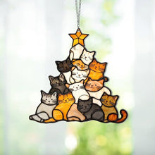 Load image into Gallery viewer, Juletre Suncatcher Ornament