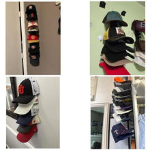 Load image into Gallery viewer, Punch-Free Baseball Cap Storage Rack