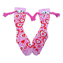 Load image into Gallery viewer, Couple Love Magnet Holding Hands Socks