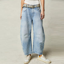 Load image into Gallery viewer, Mid-Rise Barrel Jeans
