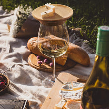 Load image into Gallery viewer, Charcuterie-topper i vinglass