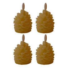 Load image into Gallery viewer, Flammeløse Pinecone stearinlys