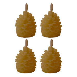 Flammeløse Pinecone stearinlys