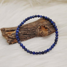 Load image into Gallery viewer, Naturlig Lapis Lazuli Stone Beaded armbånd
