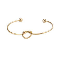 Load image into Gallery viewer, Adjustable Infinity Love Knot Bangle Bracelet