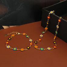 Load image into Gallery viewer, Daisy Bracelet and Necklace for Best Friends