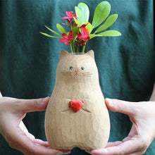 Load image into Gallery viewer, Handmade Cat Vase