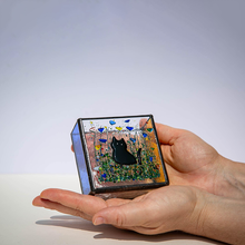 Load image into Gallery viewer, Cats Stained Glass Vase