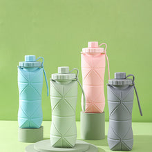 Load image into Gallery viewer, Silicone Foldable Water Bottle