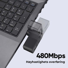 Load image into Gallery viewer, 4 i 1 roterbar USB-hub