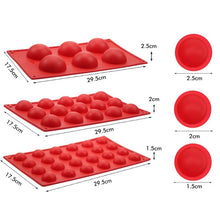 Load image into Gallery viewer, Semi Sphere Silicone Mold