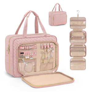 Hanging toiletry storage cosmetic bag