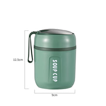 Load image into Gallery viewer, Stainless Steel Thermal Container with Foldable Spoon