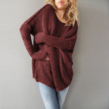 Load image into Gallery viewer, Oversized Cozy Loose Sweater