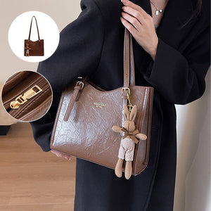 Women's Minimalist Zipper Tote Bag