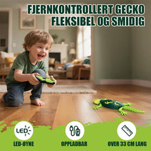 Load image into Gallery viewer, Elektrisk øgle-leketøy med LED-lysende øyne