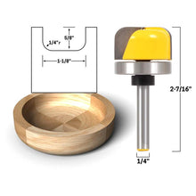 Load image into Gallery viewer, Diameter Bowl &amp; Tray Router Bit