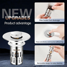 Load image into Gallery viewer, Universal Drain Strainer For Bathroom Sinks