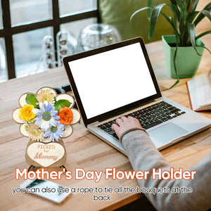 Mother's Day DIY Hand Picked Flower Holder Gift
