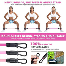 Load image into Gallery viewer, Ankle Resistance Band Set for Leg and Hip Training