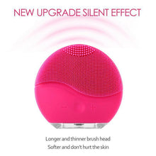 Load image into Gallery viewer, Electric Silicone Facial Cleansing Brush