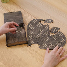Load image into Gallery viewer, Reasons I Love You Heart Shaped Puzzle Gifts for Your Loved Ones