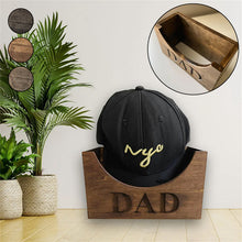 Load image into Gallery viewer, Dad Wooden Hat Holder