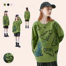Load image into Gallery viewer, Little Dinosaur Loose Casual Sweater