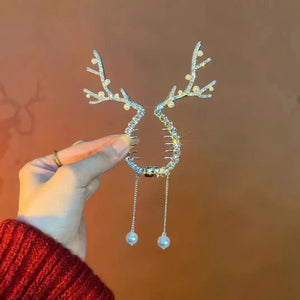 Rhinestone Tassel Ponytail Hair Claw