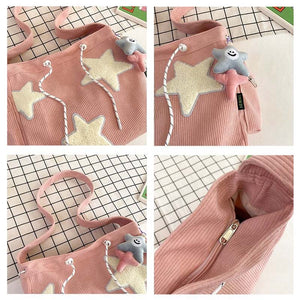 Star Pattern Cute Tote Bag