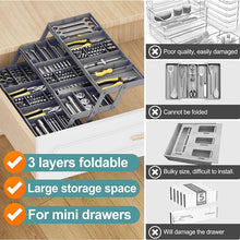 Load image into Gallery viewer, Multi-Level Expandable Smart Drawer Organizer