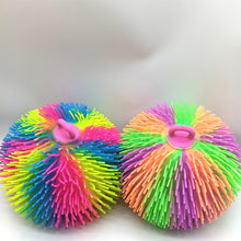 Load image into Gallery viewer, Multi-Color Tie Dye Swirl Puffer Ball