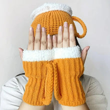 Load image into Gallery viewer, Funny 3D Beer Mug Knitted Glove Gift