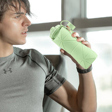 Load image into Gallery viewer, Silicone Foldable Water Bottle