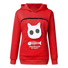 Load image into Gallery viewer, Animal Pouch Sweatshirt Hoodie