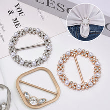 Load image into Gallery viewer, Classic All-match Pearl Rhinestone Buckles