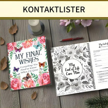 Load image into Gallery viewer, Planlegger for slutten av livet: En omfattende guide