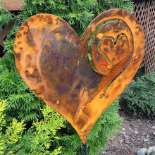 Load image into Gallery viewer, A Rusted Heart in the Garden