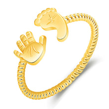Load image into Gallery viewer, Baby Palm and Feet Ring
