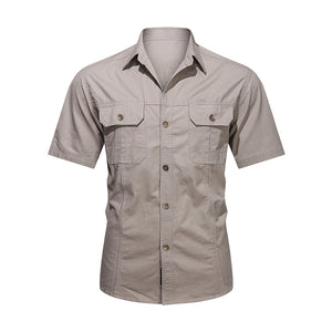 Men's Outdoor Loose Non-Iron Shirt