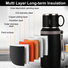 Load image into Gallery viewer, Premium 316 Stainless Steel Portable Outdoor Thermos