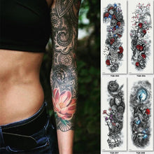 Load image into Gallery viewer, Full Arm sleeve Tattoo Waterproof temporary tattoo Sticker