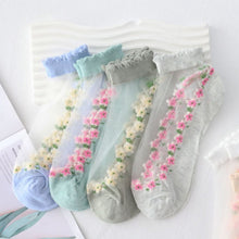 Load image into Gallery viewer, Summer Floral Breathable Socks