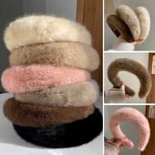 Load image into Gallery viewer, Warm Faux Mink Plush Headband