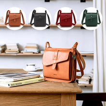 Load image into Gallery viewer, Leather shoulder bag with unique design