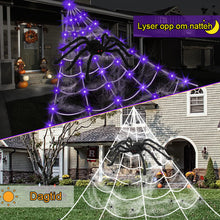 Load image into Gallery viewer, Romdekorasjon Edderkoppnett Design Hengelys